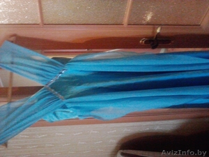  бирюзовое Вечернее платье #536555