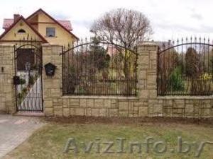 Заборы;  Фундаменты под заборы #562856