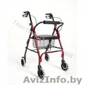 4-х колесные ходунки для взрослых ходячих больных #589497