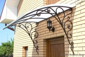 Козырьки из поликарбоната #600367