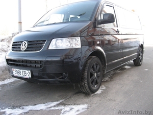 Фольксваген Каравелла Т5 8 мест черный #573931