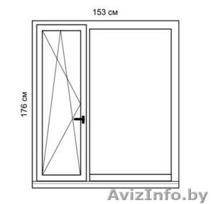 окна 4 шт дерево #598329