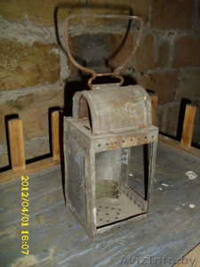 Старинный железнодорожный фонарь #641683