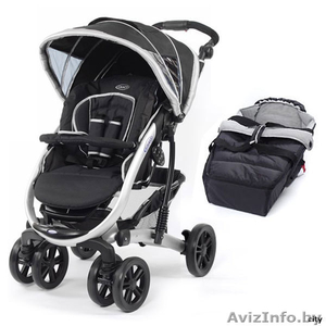 коляска Graco Quattro Tour Sport 2 в 1.б.у.черная #625844