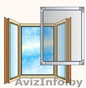 Москитные сетки на окна и двери #629196