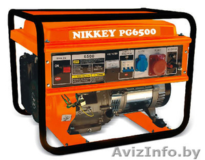Генератор ( миниэлектростанция ) NIKKEY PG5500 (12V-220V-380V Электростартер). #611982