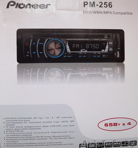 Автомагнитола Pioneer PM-256 DVD , MP4 , MP3, USB, SD/MMC #609854