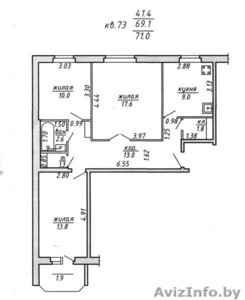 Продается 3-х комнатная приватизированная квартира по ул. Чкалова (ЮГ-7)  #614116