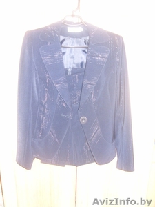 Женский нарядный молодежный костюм (юбка,  пиджак),  новый #627756