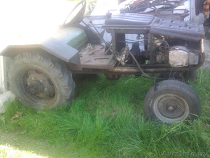 Самодельный маленький трактор с прицепом б/у #654909