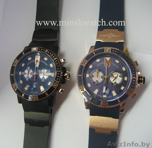 Часы ULYSSE NARDIN Maxi Marine Diver Chronograph - продаю,  новые,  супер! #670886