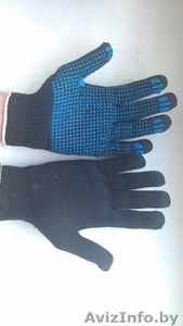 Перчатки рабочие х\б с ПВХ,  без ПВХ опт #674445
