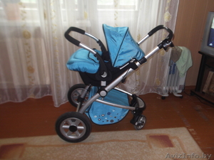 КОЛЯСКА ДЕТСКАЯ УНИВЕРСАЛЬНАЯ 3 В 1 с АВТОКРЕСЛОМ GOODBABY 05GB01B CS411 #686115