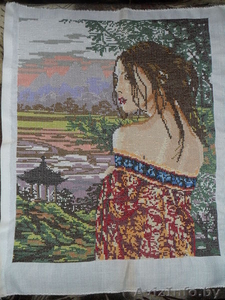 Картина ручной работы,  вышивка крестиком #686144