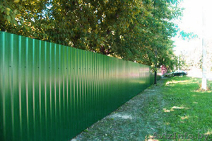 Забор из профнастила #678623