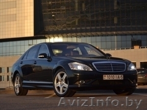 Прокат Мерседес 221 Long с водителем. Свадебный кортеж. #723893