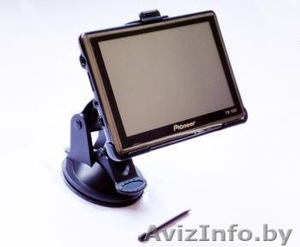 Навигатор gps Pioneer 990,  5 дюймов, блуз,  фм-модулятор,  ав-вход,  новый  #713308