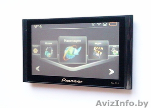 Навигатор gps Pioneer 525,  5 дюймов, блуз,  фм-модулятор,  ав-вход,  новый  #713309