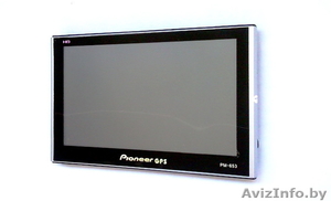 Навигатор Pioneer 653 экран 6 дюймов, блютуз,  ФМ-модулятор , ав-вход,  HD экран, нов #713312