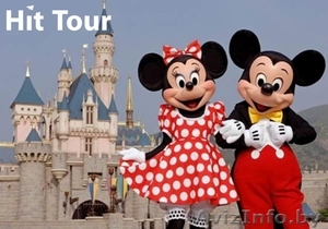 Парк Disney Land в Париже на осенних каникулах. #735681