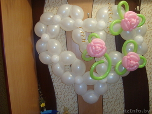 Доставка воздушных шаров с гелием,  оформление торжеств,  фигуры из шаров. #740476