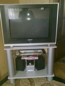 Продам телевизор SAMSUNG черный с тумбой #744174