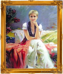 Портрет маслом по фотографии. #746819