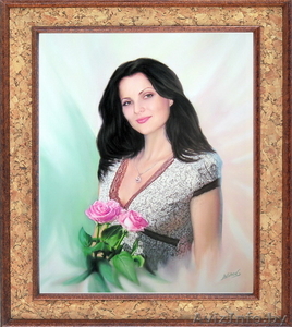 Художник  Андрей Блинов.  Портрет маслом по фотографии. #746831