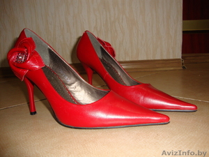 Туфли свадебные белые,  туфли красные #763336