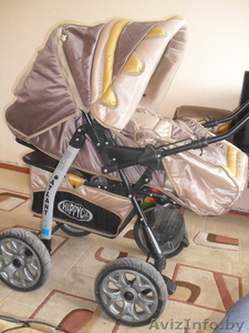 Коляска джип-трансформер и комплект в кроватку #763453