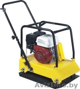 Виброплита бензиновая VB-120,  двигатель Honda GX160 5.5 л.с.,  85 кг. #750507