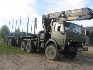 Продается лесовоз КаМаз 43101 с гидроманипулятором ЙОНЗЕРЕД,  вылет стрелы 8, 7 м. #766895