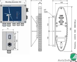 Сигнализатор  обледенения для метеостанций и ветровых турбин  LID-3300 IP Labkot #781687