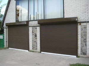 Ворота секционные гаражные в Сморгонь. Роллеты защитные #772891