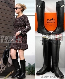 Продаем кожанные сапоги Hermes #769399