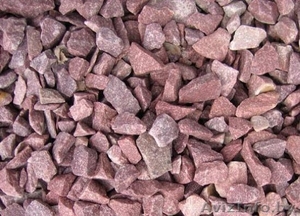 Щебень гранитный красный (розовый) и серый в мешках фасованный. Доставка. #776595