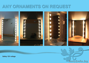 Уникальные зеркала с подсветкой под заказ и серии недорого #796760