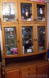 Мебель шкаф стеклянный от секции #795395