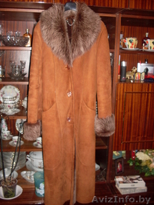 женская натуральная дубленка #796352