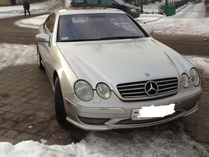 Мерседес CL500,  2003 год,  обьём 5.0 литров,  купе,  кожа серая,  комп,  сд ченджер  #791463