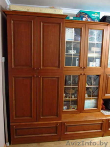 Блок-стенка 4 секции,  дубовый шпон #784166