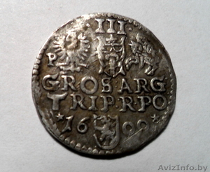 3 гроша 1600 - Познань : SIG III.D G.REX.PO.M.D.L #791335