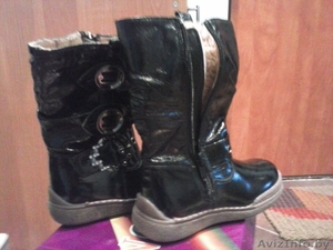 Сапоги девичьи р-р 25,  новые,  140 тыс. #814626