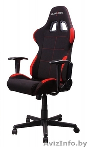 Кресло офисное DXRACER F02NR (Цвет: черный с красными вставками) #806493