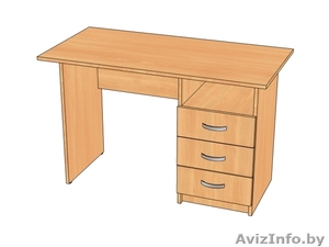 Стол письменный однотумбовый #832372