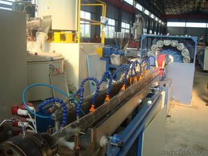 Экструзионная линия для армированных шлангов из ПВХ волокнами,  нитками #817941