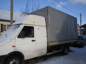 Грузоперевозки до3, 2т по РБ,  РФ. Ивеко-тент. #827763