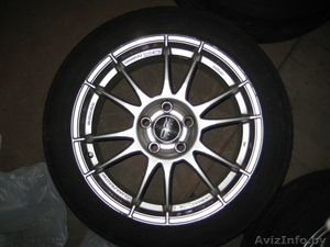 Продам 4 литых диска R17 (Италия) с летней резиной Yokohama #822999