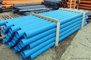 Трубы пластиковые обсадные ПВХ 125 мм с резьбой для скважин в Гродно SKVAGINA.BY #826607