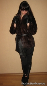 ШУБКА НОРКОВАЯ 42-44 в отл состоянии #845788